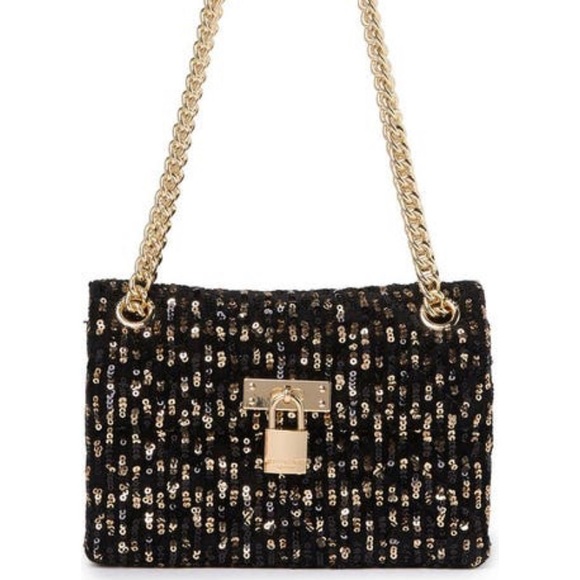 SOLD⛔️Authentic KURT GEIGER LONDON sequins Flap Crosby/shoulder bag - Picture 4 of 16